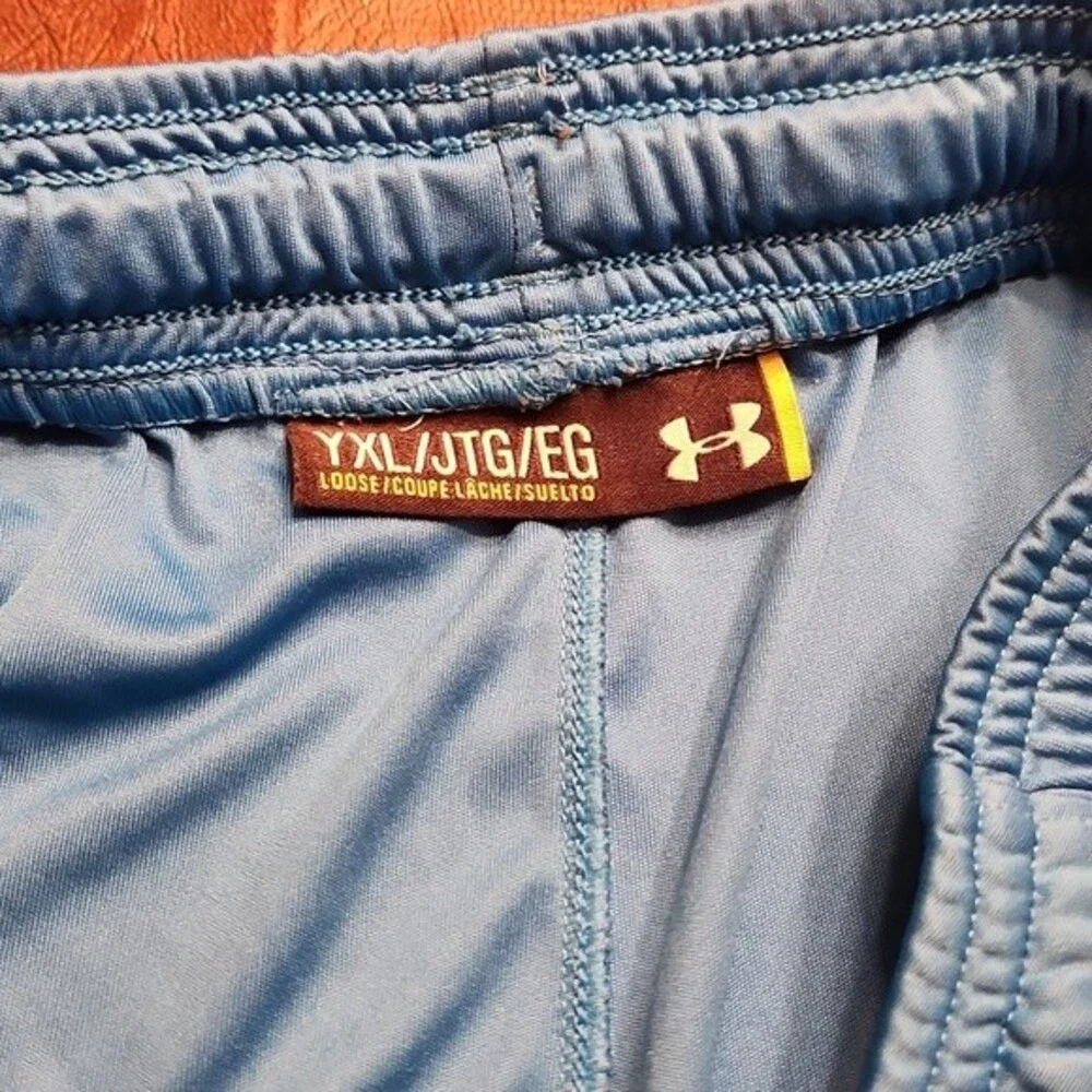 Under Armour Youth Blue Drawstring Athletic Shorts Size XL